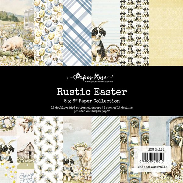 Paper Rose Rustic Easter 6x6 Paper Collection