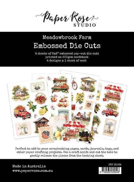 Paper Rose Meadowbrook Farm Embossed Die Cuts 35064