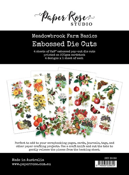 Paper Rose Studio Meadowbrook Farm Basics: Embossed Die Cuts