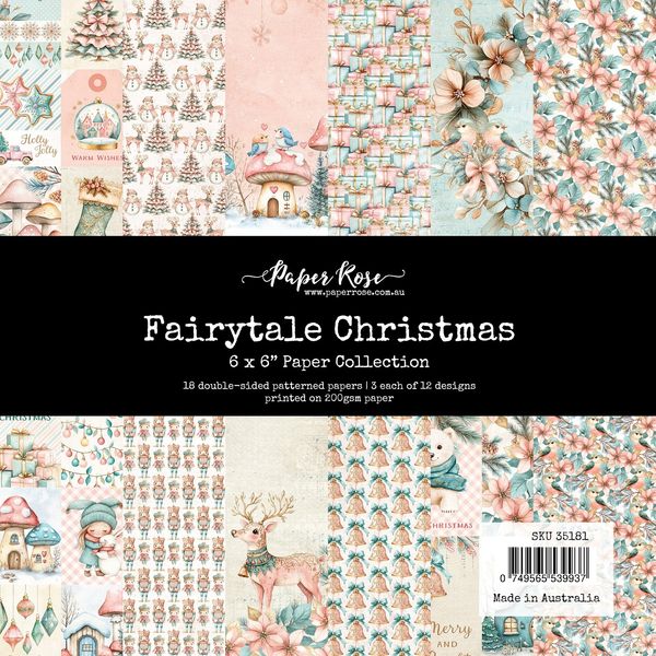 Paper Rose Fairytale Christmas 6x6 Paper Collection 35181