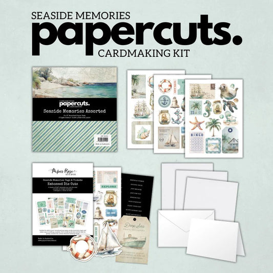 Paper Rose Seaside Memories Papercuts Cardmaking Kit
