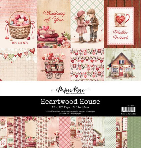Paper Rose Heartwood House 12x12 Paper Collection