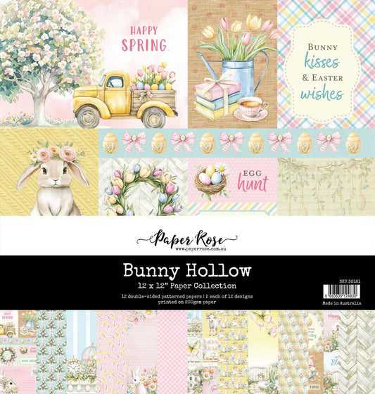Paper Rose Bunny Hollow 12x12 Paper Collection