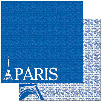 Reminisce Passports: France: Paris Paper DS Paper (1 Sheet)