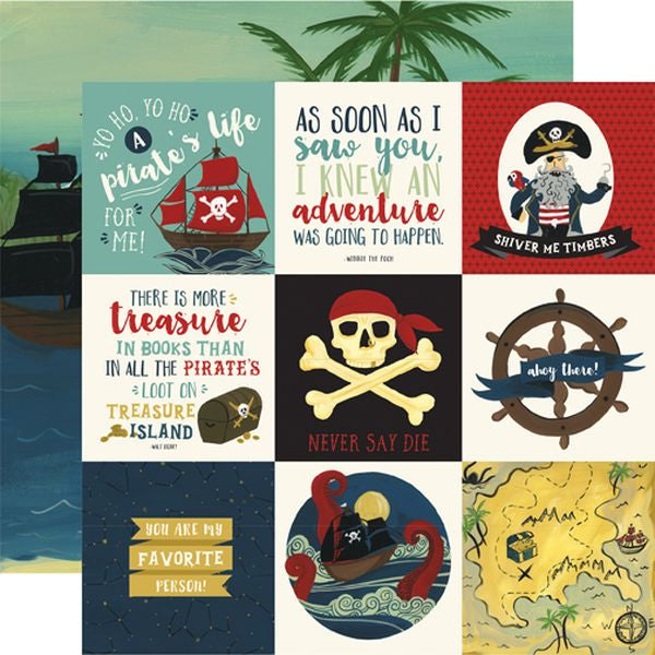 Pirate Tales 4x4 Journaling Ca