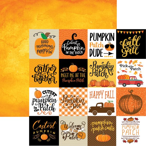 Reminisce Pumpkin Patch: Pumpkin Mania DS Paper (1 Sheet)