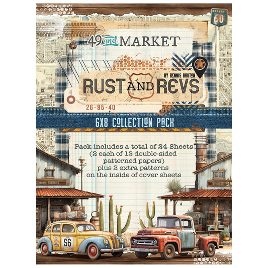 49 And Market Rust And Revs 6"X8" Collection Pack