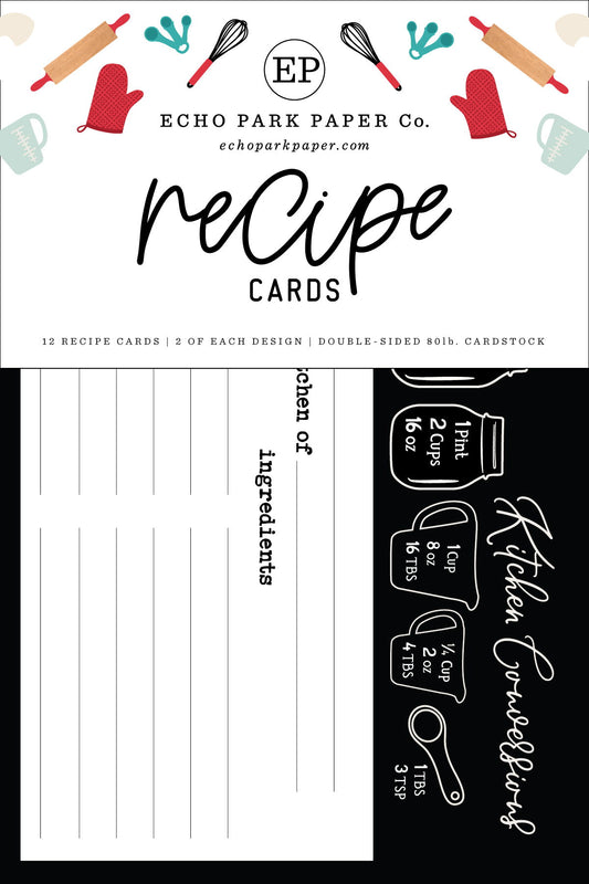Echo Park Farmhouse Kitchen Recipe Cards