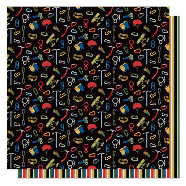 Rock Climbing Double-Sided Cardstock 12"X12"-Rock Out