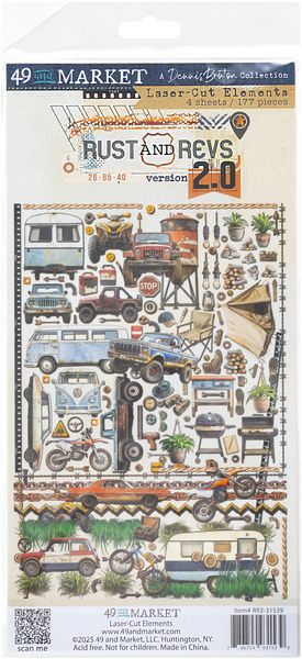 49 And Market Rust & Revs 2.0 Laser Cut Outs-Elements