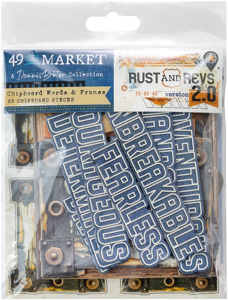 49 And Market Rust & Revs 2.0 Chipboard Set