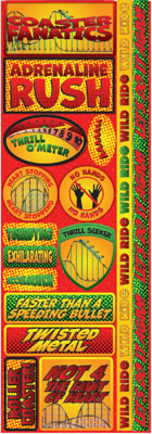 Reminisce Coaster Fanatics Combo Sticker
