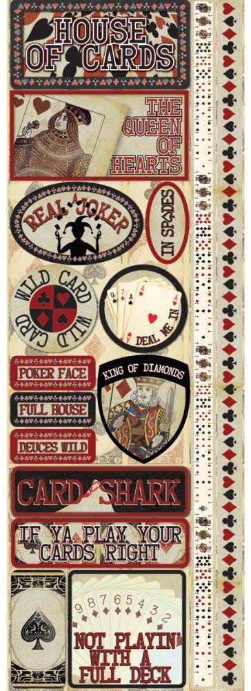 Reminisce House of Cards Cardstock Stickers