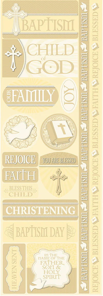 Reminisce Baptism Combo Sticker