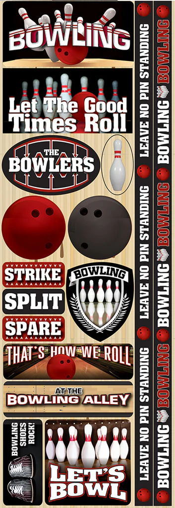 Reminisce Bowling Combo Sticker