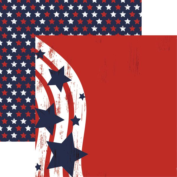 Reminisce Red White and Blue: Indepedence Day DS Paper (1 Sheet)