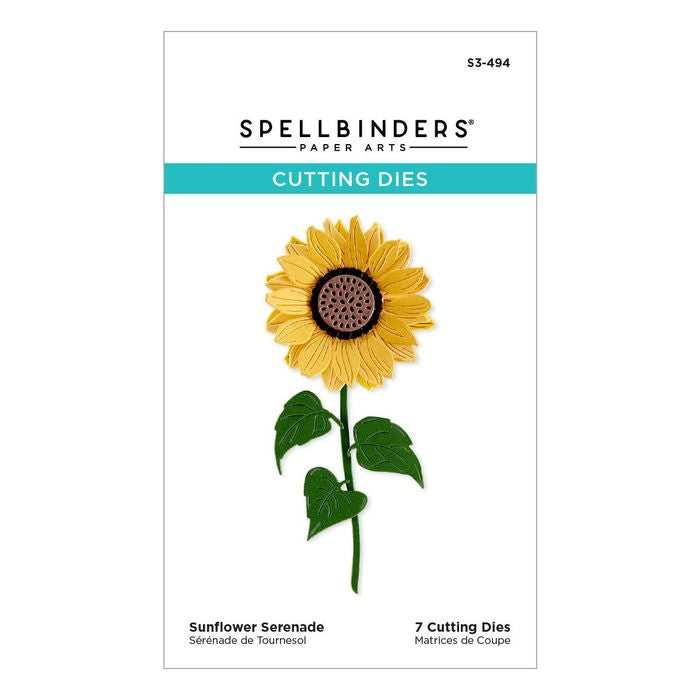 Spellbinders Etched Dies-Sunflower Serenade