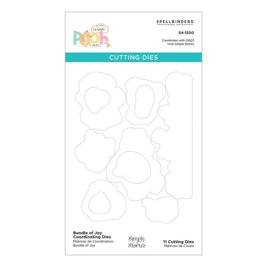 Etched Dies From Say Cheese Classic Pooh Baby-Bundle of Joy