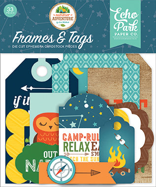 Summer Adventure  Frames and Tags