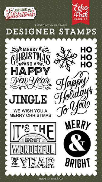 Christmas Salutations Happy Ho