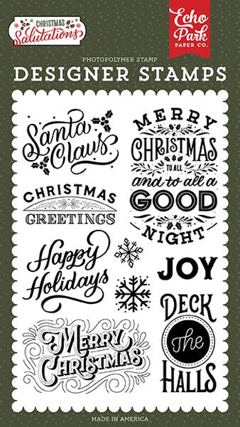 Christmas Salutations Santa Cl