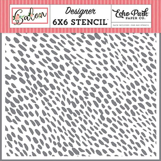 Salon Polish Strokes Stencil