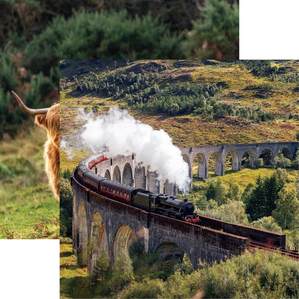 Reminisce Scotland and Wales: Glenfinnan Viaduct DS Paper (1 Sheet)