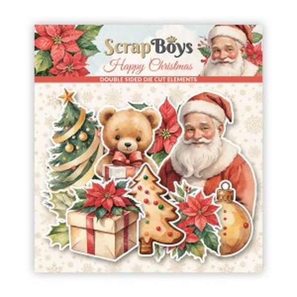 ScrapBoys Happy Christmas Die Cut Elements