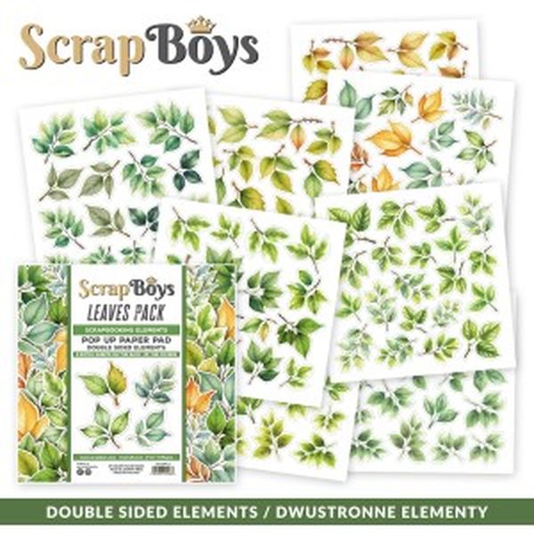ScrapBoys Leaves Pack POP UP Paper Pad