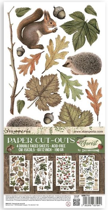 Stamperia Forest Paper cut-outs