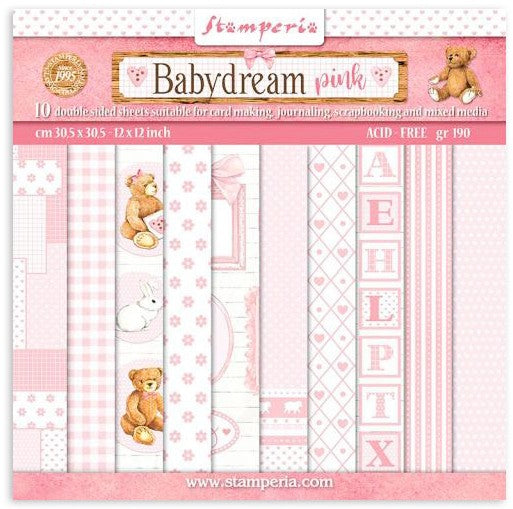 DISC - Stamperia Babydream Pink