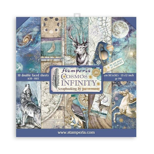 Stamperia Cosmos Infinity 12x12 Pack