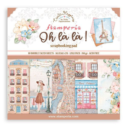 Stamperia Oh La La 12x12 Paper Pack