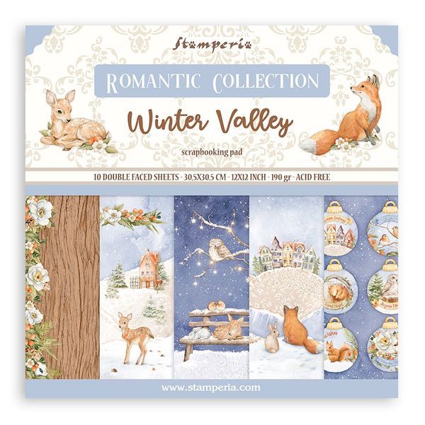 DISC - Stamperia Romantic Collection: Winter Valley
