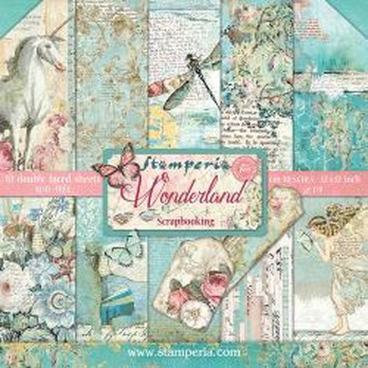 Stamperia Wonderland Paper Pack, 10 sheets