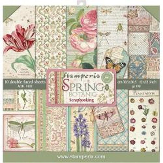 Spring Botanical 12 x 12 Paper Pack, 10 sheets