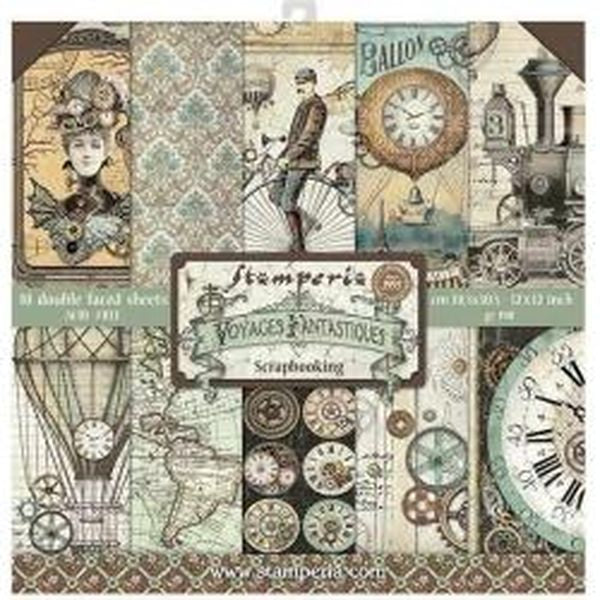 Stamperia Voyages Fantastique (10 sheets)