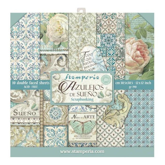 Stamperia Azulejos de Sueno (10 sheets)