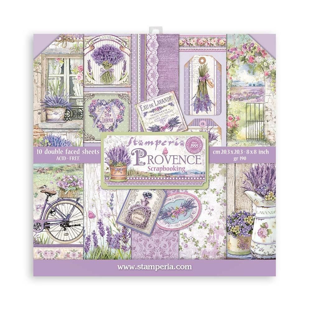 Stamperia Provence 8x8 Paper Pack