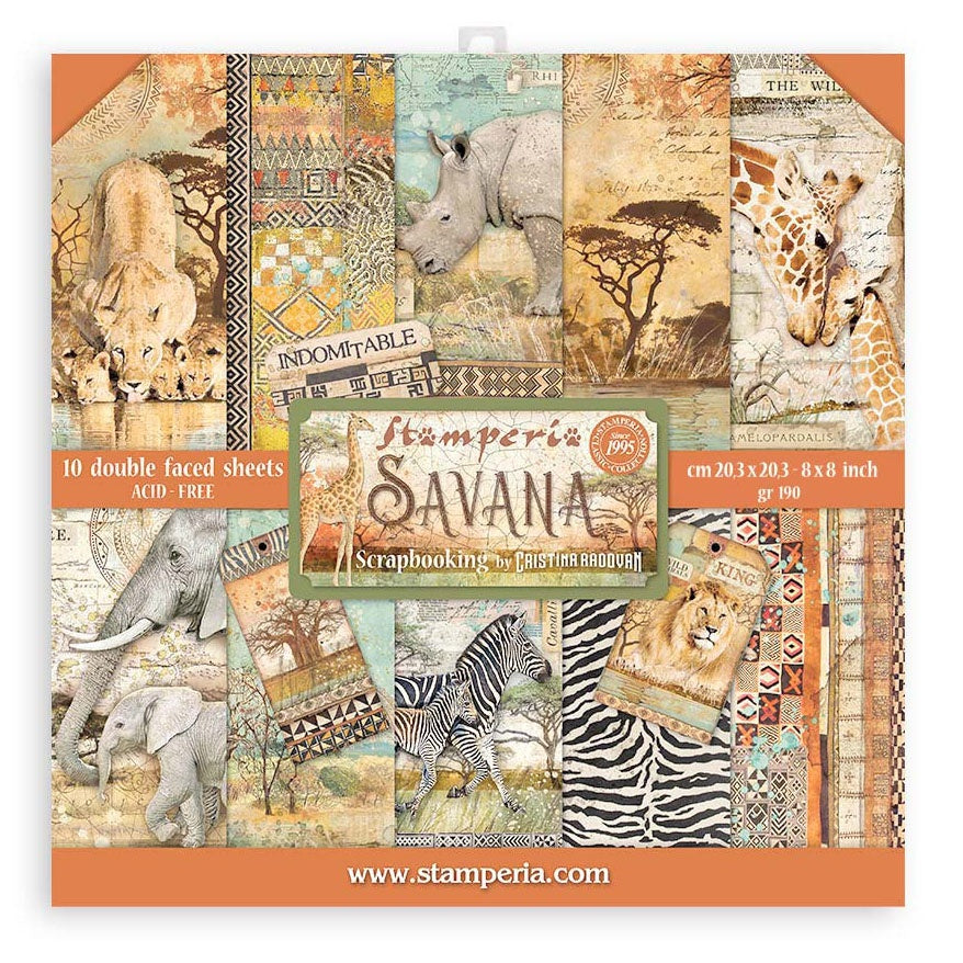 DISC - Stamperia Savana 8x8
