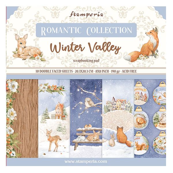 DISC - Stamperia Romantic Collection: Winter Valley