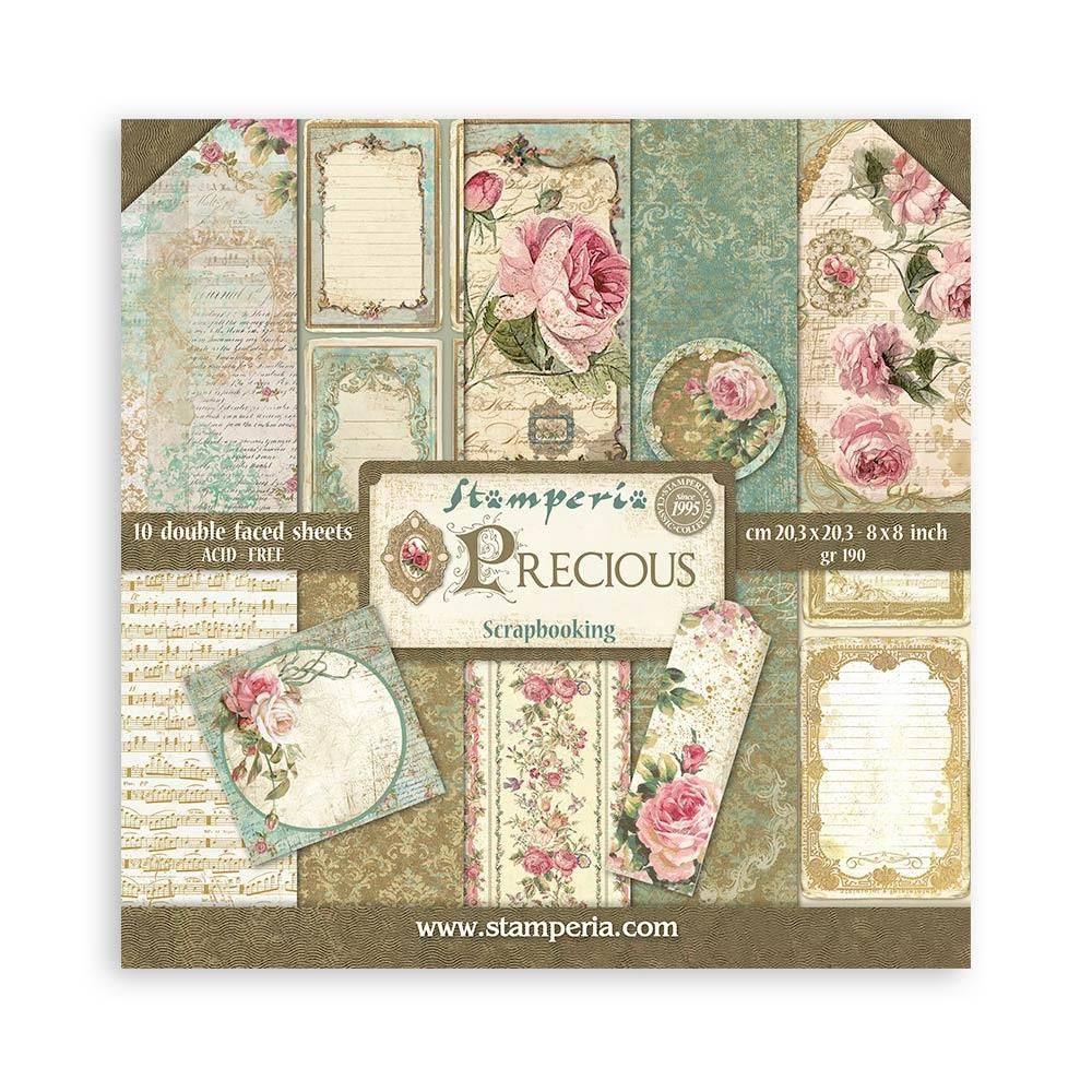 Stamperia Precious 8X8 Paper Pack