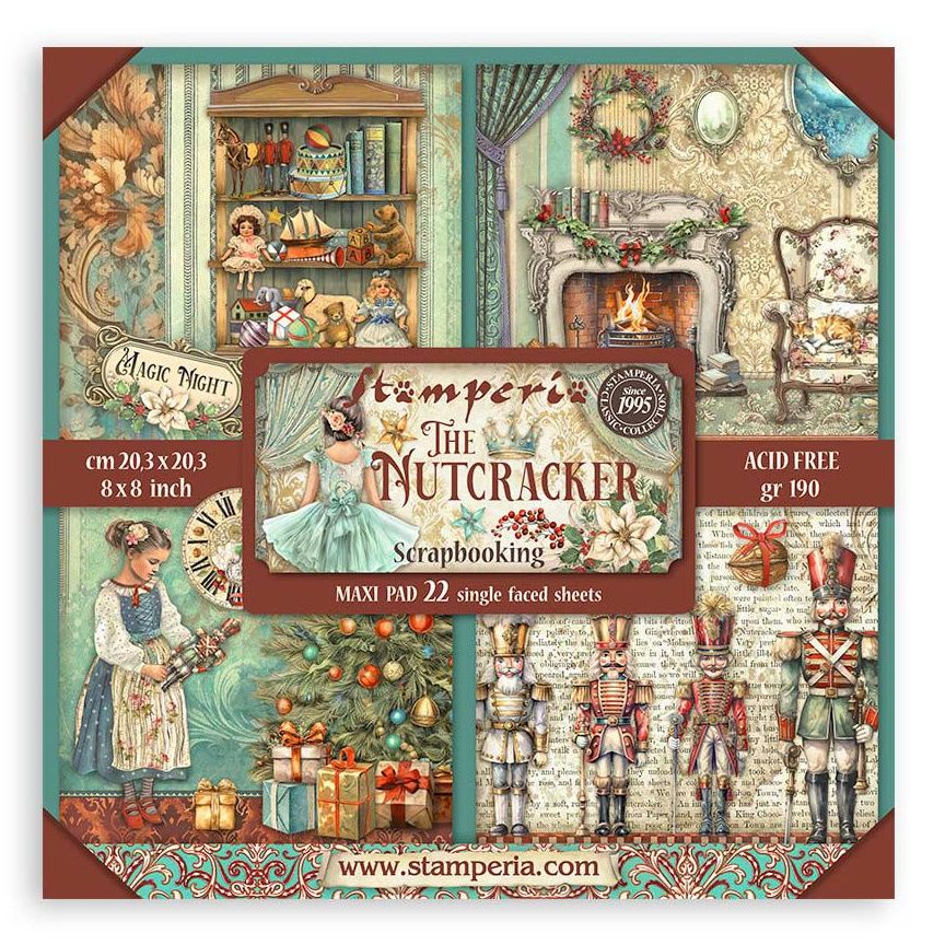 Spellbinders Nutcracker Ballet 6"x6" Paper Pad