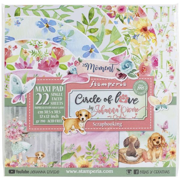 Stamperia Circle of Love Maxi Pack (22 sh