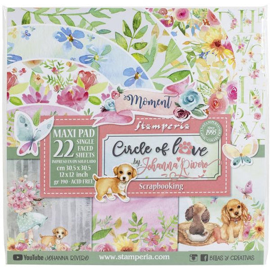 Stamperia Circle of Love Maxi Pack (22 sh