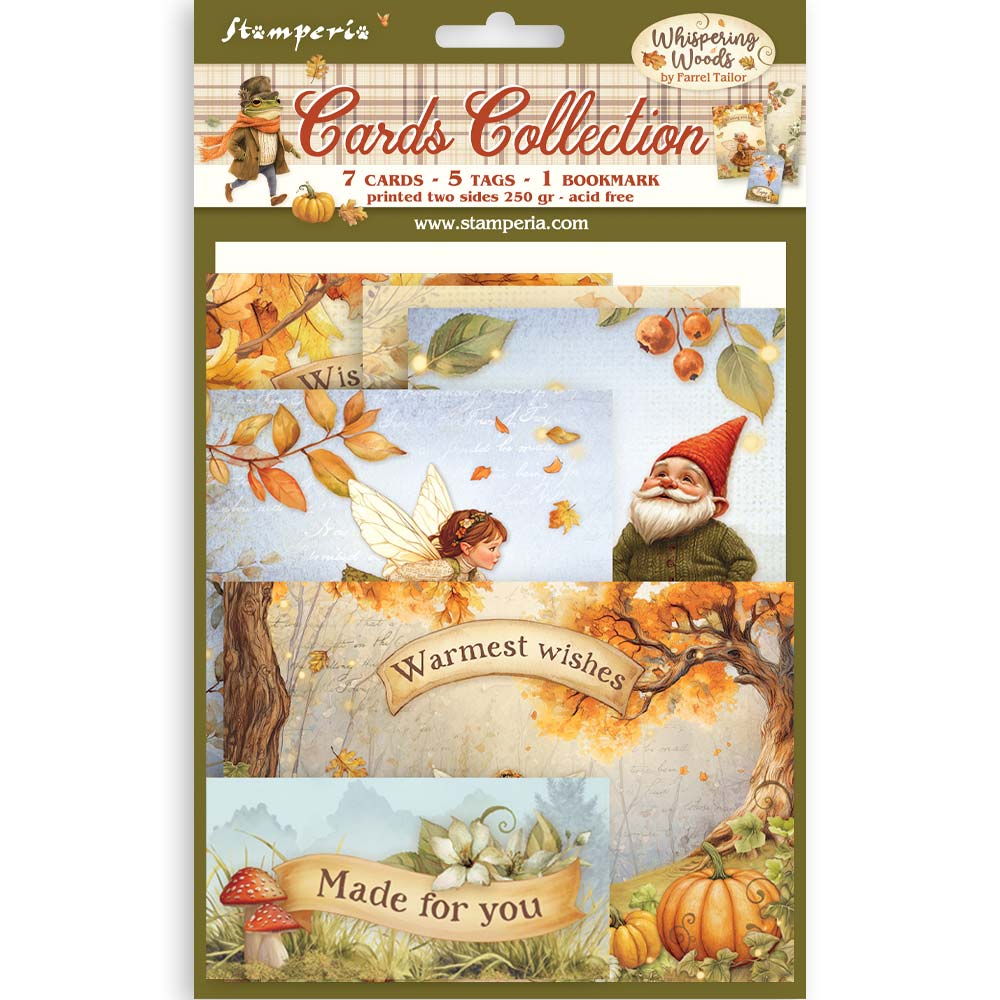 Stamperia Whispering woods Cards Collection