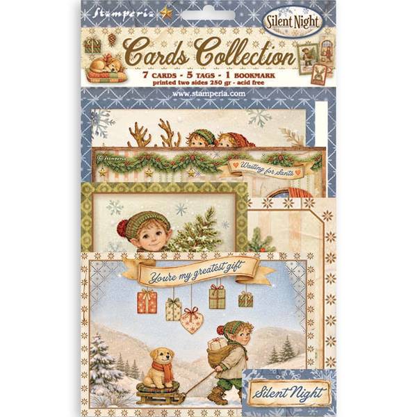 Stamperia Silent Night Cards Collection