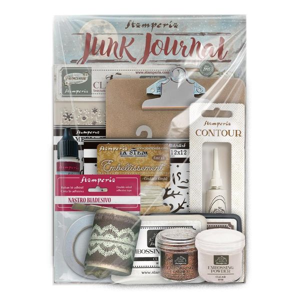 DISC - Stamperia The Owl's House Junk Journal And Embossing Kit