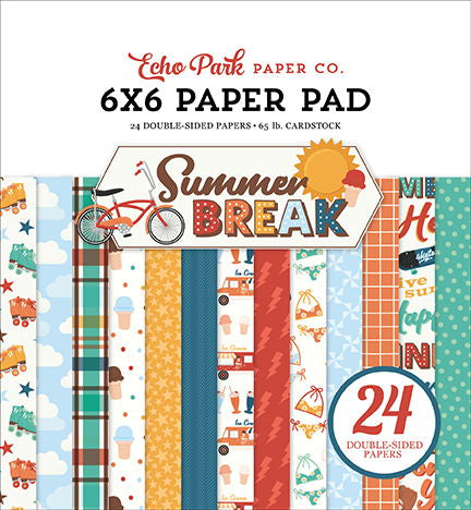 Echo Park Summer Break 6x6 Paper Pad
