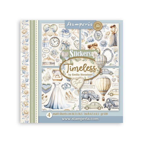 Stamperia Timeless Stickers - 4 sheets